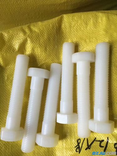 尼龙螺丝 塑料外六角螺栓 尼龙材质六角螺栓-供货产品-永年县鸿盛紧固
